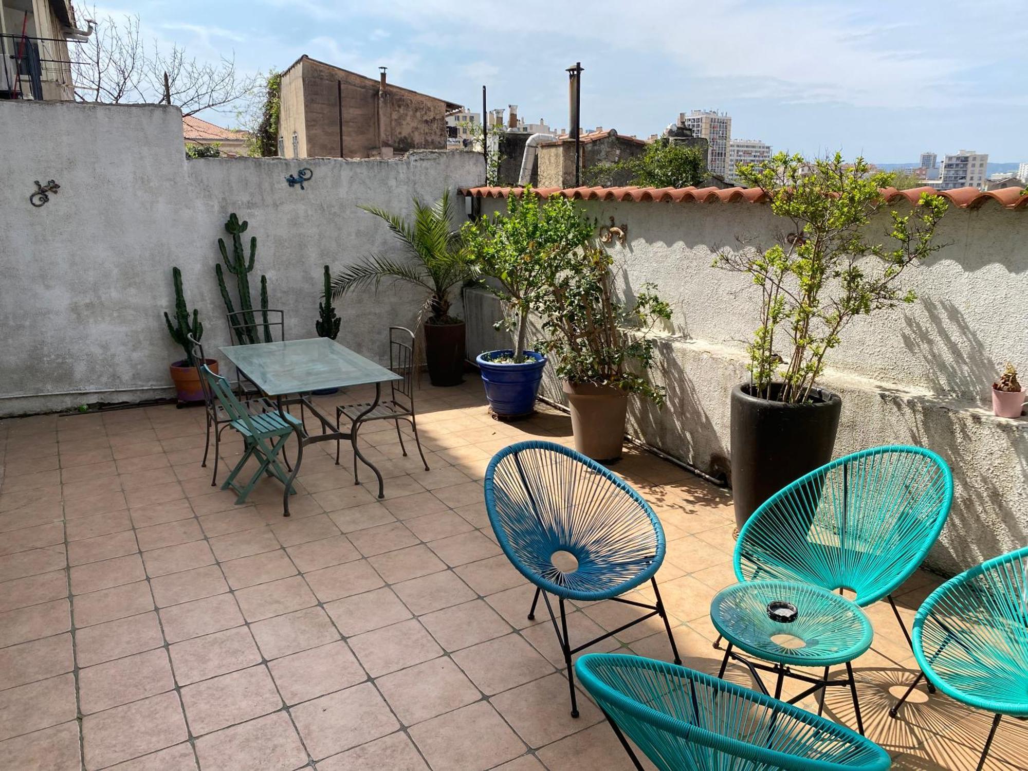 Maison 3 Chambres Gde Terrasse Proche Vieux Port Et Sncf Marsilia Exterior foto